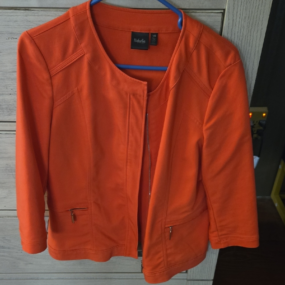 Rafaella Coral Blazer Modern 3/4 Sleeve